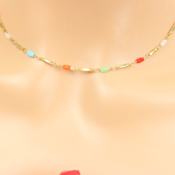 Minimalist Necklace Chain, Elegant Jewelry for Women & Girls | MLCRC1882 - Picture 5 of 10